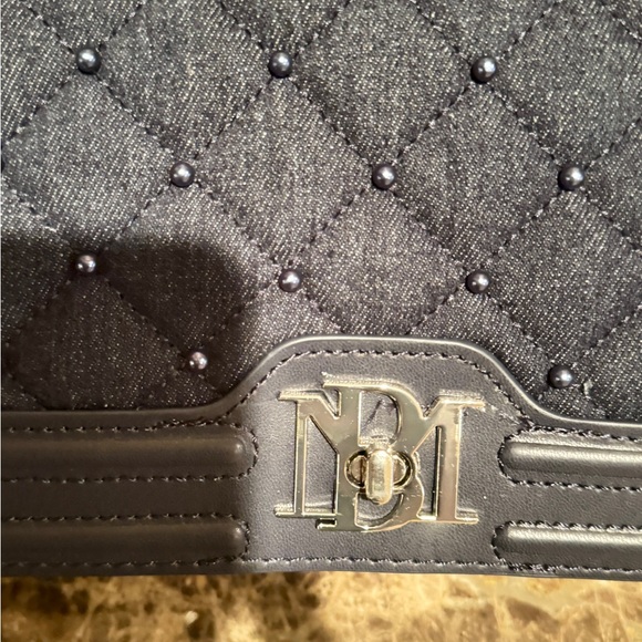 Badley Mischka Navy Blue Bag - Picture 4 of 7